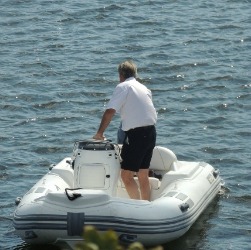 man getting ready to go rafting,photo photo