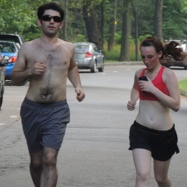 scantly clad couple jogging,love pictures